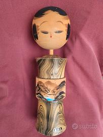 Kokeshi bambola giapponese vintage 37 cm Hakone