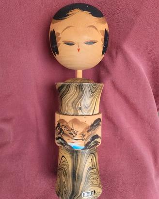 Kokeshi bambola giapponese vintage 37 cm Hakone