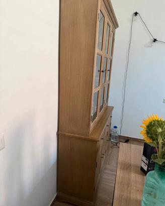 credenza legno naturale 