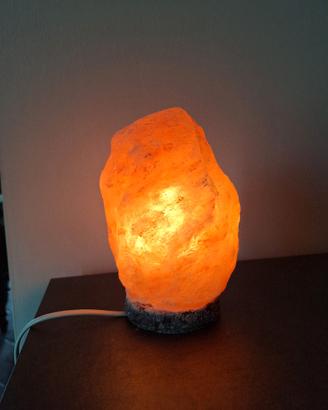lampada di sale rosa himalayano 