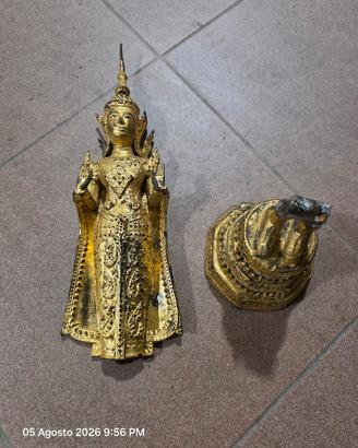 Buddha in Bronzo da restaurare.