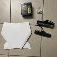 faretti, batteria, regolatore tensione, piatta ktm