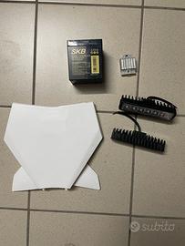 faretti, batteria, regolatore tensione, piatta ktm