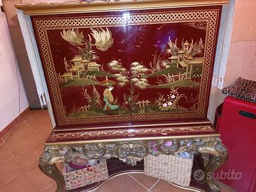 mobile bar con luci interne