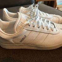Bianco Adidas Gazzelle dimensioni 39