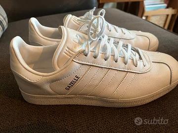 Bianco Adidas Gazzelle dimensioni 39