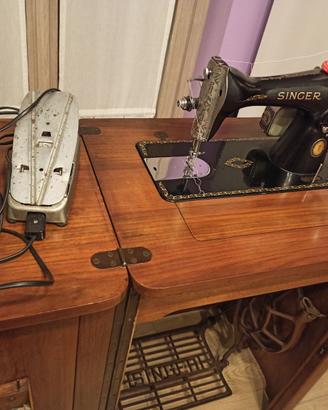 MACCHINA DA CUCIRE SINGER ANNO 1934 ELETTRICA