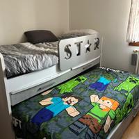 Letto a castello -Salvaspazio con 2 materassi