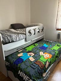 Letto a castello -Salvaspazio con 2 materassi