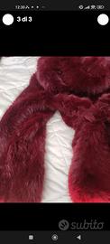 Pelliccia sintetica caldissima bordeaux