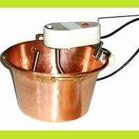 Paiolo in rame con mescolatore NOVITAL