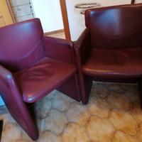 Coppia poltrone P148 Osvaldo Borsani per TECNO in