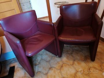 Coppia poltrone P148 Osvaldo Borsani per TECNO in