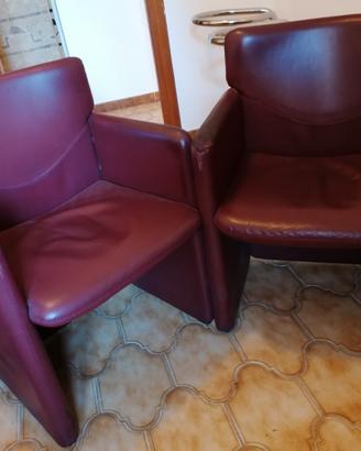 Coppia poltrone P148 Osvaldo Borsani per TECNO in