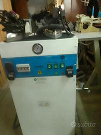 caldaia a vapore con 2 ferri da stiro 