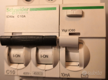 Magnetotermico differenziale 10A 10mA