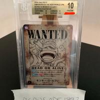 One Piece Card Monkey.D.Luffy OP05-119 BGS 10