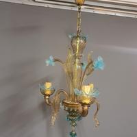 lampadario in vetro di murano 