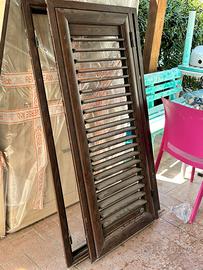 4 Doppio infisso in alluminio da esterno 1 porta z