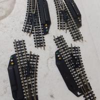 lotto scambi elettrici con pattino h0