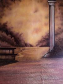 fondale scenografico in tessuto