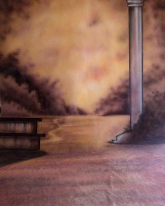 fondale scenografico in tessuto