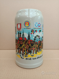 Boccale birra in ceramica da 1 litro Oktoberfest