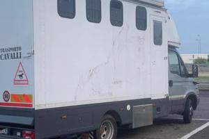 Van trasporto cavalli con living