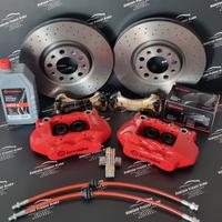 Kit Impianto Frenante 305 Pinze Brembo 4 Pompanti 