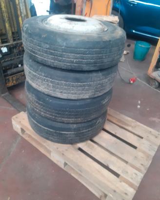 cerchi con gomme agricolo/industriale