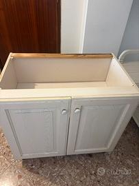Mobile base cucina bianco 2 ante