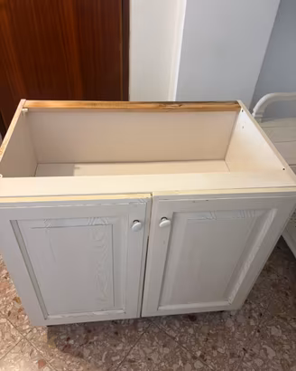 Mobile base cucina bianco 2 ante