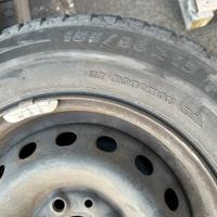 Cerchi 13” con gomme termiche fiat panda