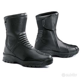 STIVALE PELLE MOTO TOURING FORMA NERO IMPERMEABILE