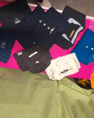 lotto 7 maglie uomo manica corta