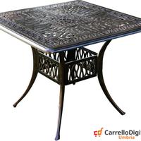 Tavolo da giardino modello Primula - 90 x 90 cm