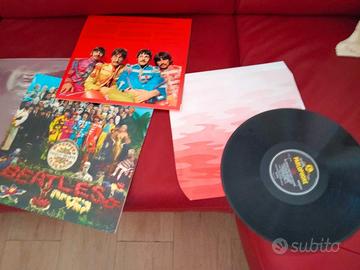 lp the beatles stg peppers vinile ristampa 33 giri