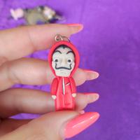 collana ciondolo fimo  la casa di carta