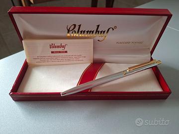 Penna placcata oro Columbus