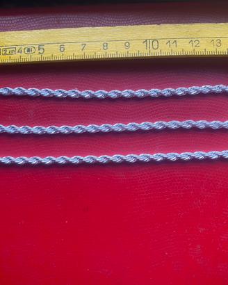 Collana in argento sterling 925 con punzone