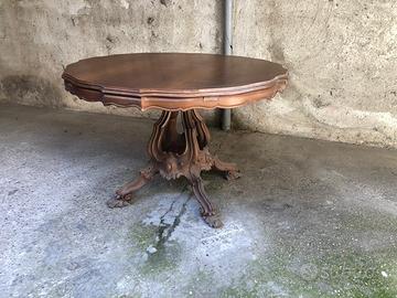 TAVOLO ALLUNGABILE IN CILIEGIO CON SEDIE