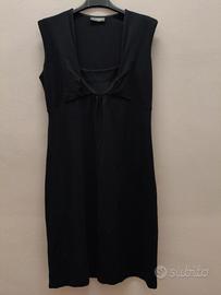 🖤 Abito tubino total black sagomato Camomilla Tg.