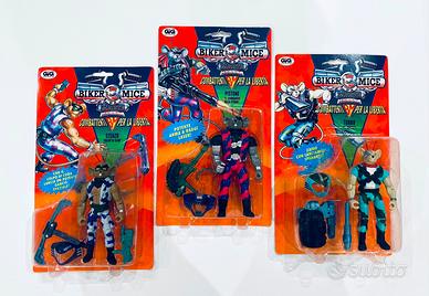 ✅ BIKER MICE FROM MARS 1994 TURBO+PISTONE+STERZO