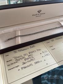 Bracciale Tennis diamanti neri