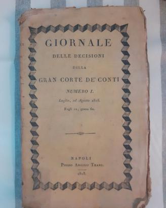 Giornale decisioni della Gran Corte dei conti 181