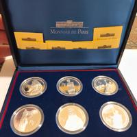 Set 6 monete PROOF - argento'900