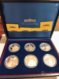 Set 6 monete PROOF - argento'900