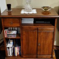 Mobile TV / stereo in legno massello