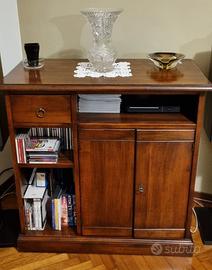 Mobile TV / stereo in legno massello