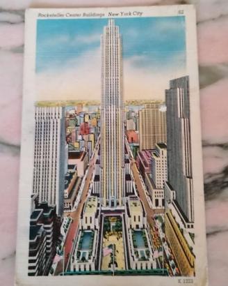 NEW YORK CITY - ROCKFELLER CENTER 1957 - VIAGGIATA